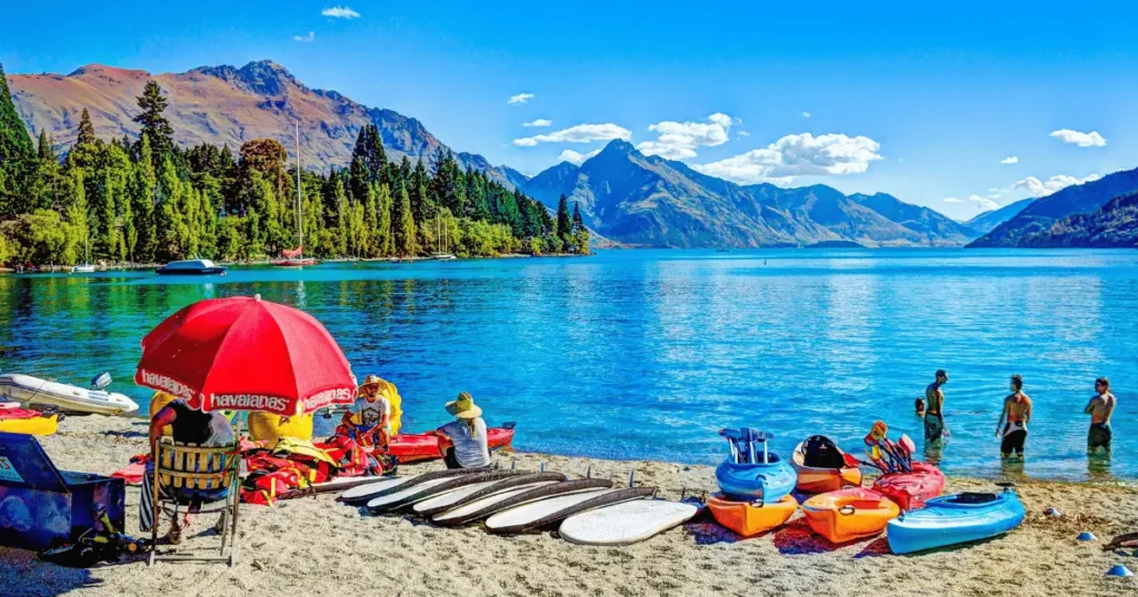 Adventure destinations 2025 - bungee jumping or take to the skies with a paragliding adventure over Lake Wakatipu.